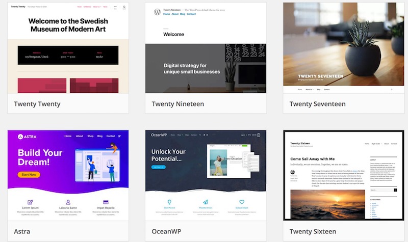 cách tạo trang web trong wordpress