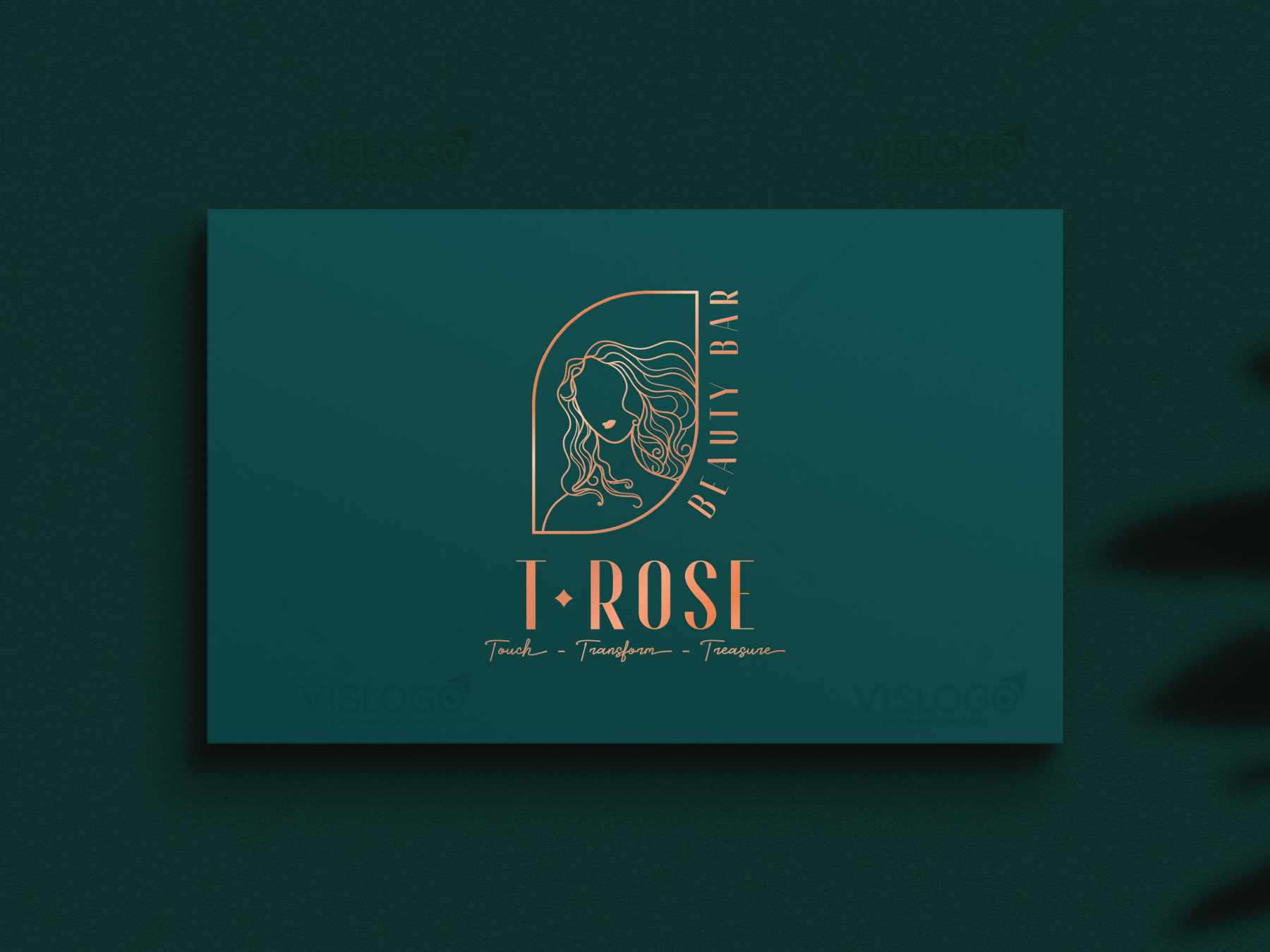 Thiết kế logo, thương hiệu Spa T-ROSE