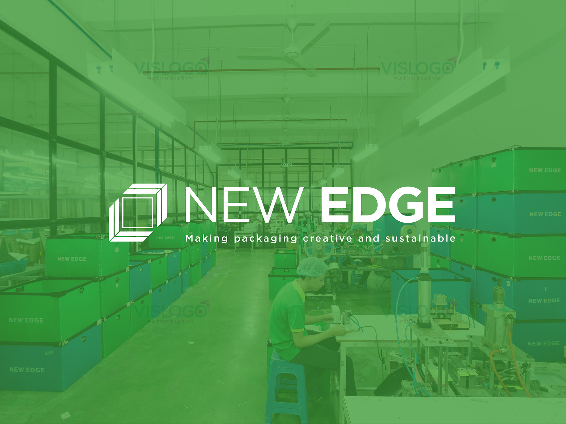 Thiết kế logo, ấn phẩm nhận diện, catalog New Edge
